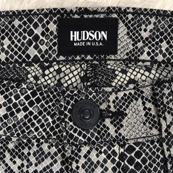 Hudson Jeans Nico Mid Rise Super Skinny size 27 / 4 Animal Snakeskin Y2K - Picture 3 of 10